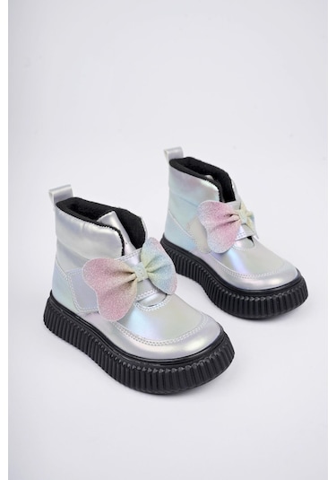 Muggo Nixie Garantili Kaymaz Taban Rahat Kalıp Cırtlı Ve Fiyonklu Çocuk Kışlık Bot 001