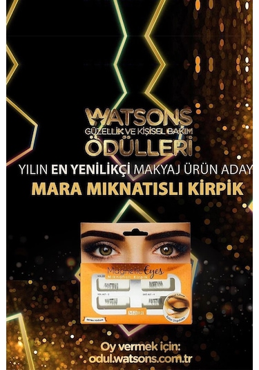 Magnetic Eyes Mıknatıslı Kirpik Ekstra Yoğun 2 Adet
