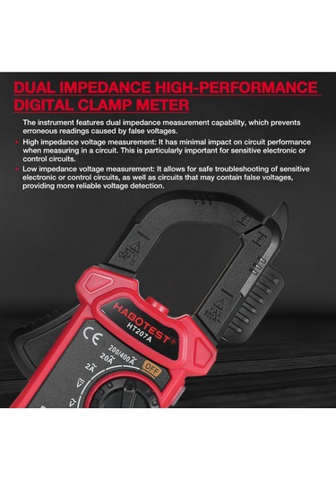 Habotest Ht207a 2000 Sayım Dijital Pens Metre Multimetre E24626-1