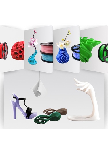 Biriktirme Esnek Tpu Filament Baskı Malzemesi Kırmızı 1.75 Mm 1 Kg