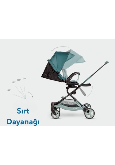 Micro Baby Cruiser Bebek Arabası 360 Matcha
