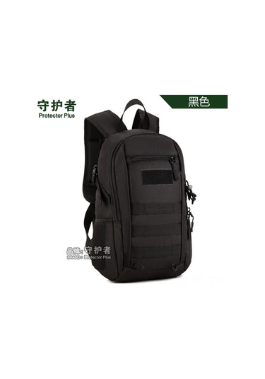 Jeemson Küçük Boylu 12l Askeri Desenli Outdoor Sırt Çantası - Hafif, Dayanıklı, Yolculuk Ve Bisiklet Turları İçin Siyah Siyah