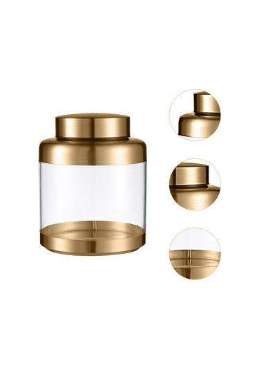 Suntek Hava Geçirmez Saklama Kavanozu Kapaklı Mühürlü Altın