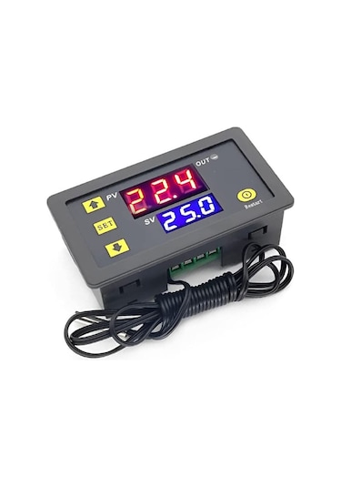 W3230 Dc 12v Dijital Termostat Modül Sıcaklık Kontol Kartı Isıtıcı Soğutucu Kuluçka Akvaryum