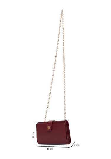 Us Polo Assn Us25594 Bordo Uspolo Assn Zincir Askılıı Kadın Cüzdan