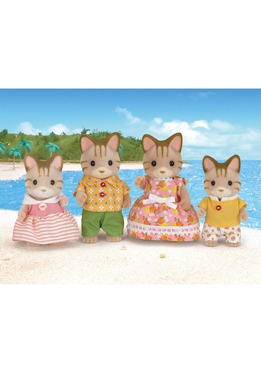 Sylvanian Families Çizgili Kedi Ailesi 5180