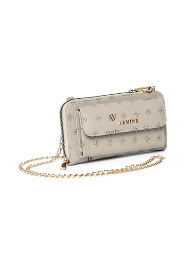 Armine 268 Kadın Omuz Kol Çantası ARMİNE-268-R9033 Vizon