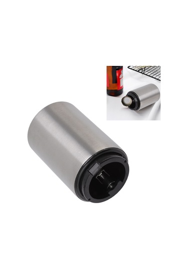 Xiyyadms Stahl Çelik Otomatik Basma Şarjı Açıcı - Bar & Mutfak Kullanıma Uygun, İz Bırakmaz, Kolay Kullanım Diğer