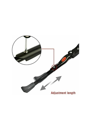 Pazly White Heavy Duty Adjustable Mountain Bike Bicycle Rim Spoke Side Rear Kick Stand White Beyaz