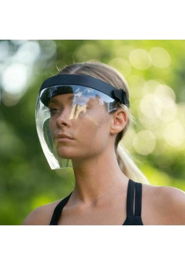 Trendooze Tarzı Şeffaf Şapkalar Pc Önleyici Lens Kaplaması Güvenlik Buğu 1 Al