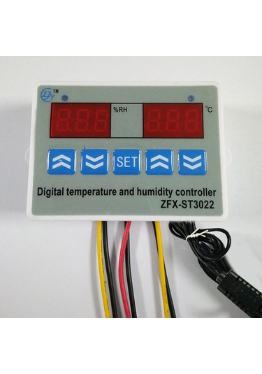 Suofeng Dijital Çift Ekranlı Sıcaklık Ve Nem Kontrol Cihazı - Dondurucu Ve Kuluçka İçin