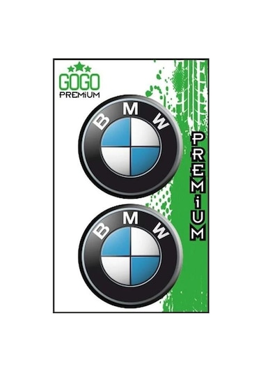 Bmw İkili 5x5cm Damla Etiket