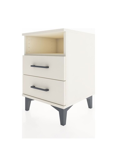 Hyperion Komodin Tek Raflı 2 Çekmeceli 44x44x64 Aytaşı-aytaşı Aytaşı