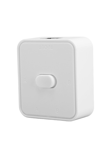 Xindoker Gigabit Ağ Anahtarı 10/100/1000mbps Poe Genişletici - 2 Giriş 1 Çıkış/1 Giriş 2 Çıkış Rj45 Ethernet Repeater Adaptörü, Cat6 Uyumlu, Elektriksiz Abs Malzeme