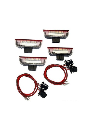 Neevoyu 4 Adet Golf 5/6/7, Jetta Mk5/mk6, Passat B6/b7/cc İçin Led Kapı Hoşgeldin Işığı - 3w Beyaz Işık, 50.000 Saat Ömür, Direk Montaj