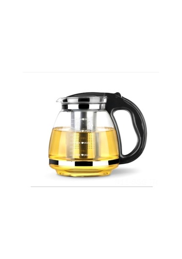 Ulzyvf Çiçek Desenli 1500ml Isıya Dayanıklı Çaydanlık, Filtreli, Paslanmaz Çelik Çok Renkli