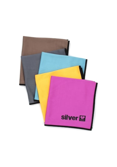 Silver Home Premium Mikrofiber Cam Bezi 5'li 40 x 40 CM
