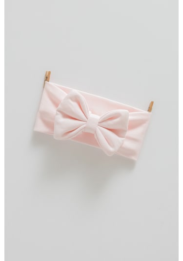 Cute Rabbıt Fiyonklu Saç Bandı Pembe