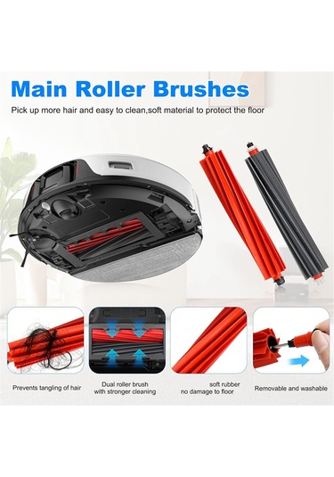 Elektrikli Süpürge Ana Fırçaları Filtreleri Toz Torbaları Yedek Parçaları