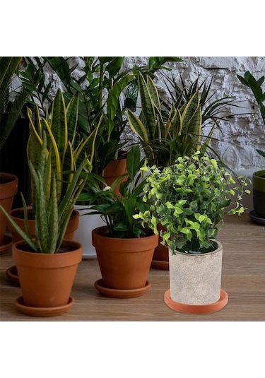 Saksı Tepsi Çiçek Tabağı Ekici Tepsiler Tabaklar Yuvarlak Tabak Damla Çömlek Saksı Kapalı Pişmiş Toprak Saksı Seramik Kil İçin