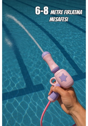 Sırt Çantalı Sırta Takılabilen Pompalı Su Tabancası 2000ml Kapasite - Çok Renkli