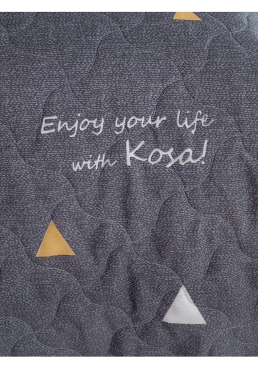 Spalenka Euro 195x215 Cm Yatak Ve Kanepe Örtüsü Kalın Battaniye 412122420 Gri