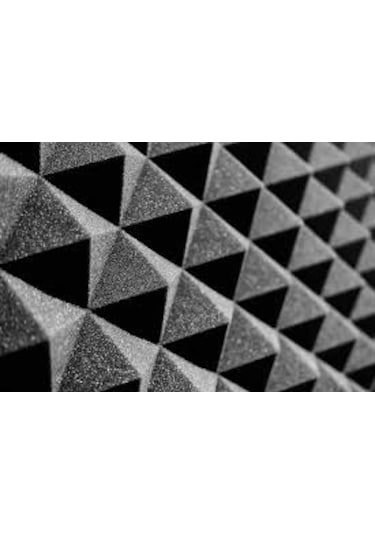 Türkeli Ses Yalıtım Akustik Piramit Süngeri 40 MM 100 x 100 CM Bantlı