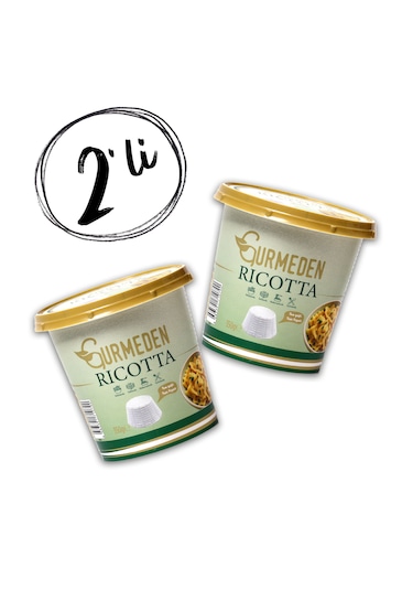 Gurmeden Ricotta Peyniri 350 G 2 Li