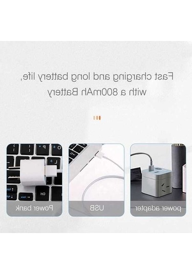 Pazly Yüzen Titreşimli, Usb Omuz Mikro Masaj Aleti, Isıtmalı Boyun Ve Kas Ağrıları İçin Elektrikli Beyaz 4mq Beyaz