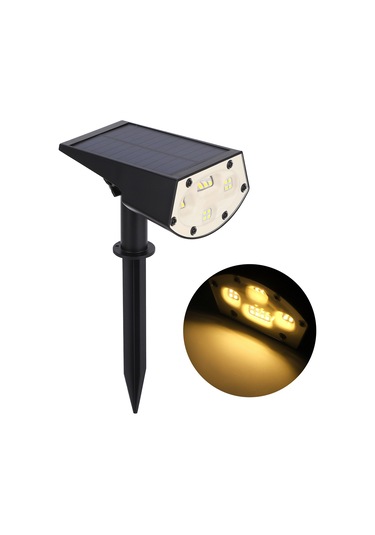 Folinda Güneş Enerjili Bahçe Işığı - Zemin Veya Duvar Montajlı, Ip65 Su Geçirmez, Otomatik Açık/kapalı, 2 Seviye Parlaklık Ayarlı Isıl Işık Hc-cp20