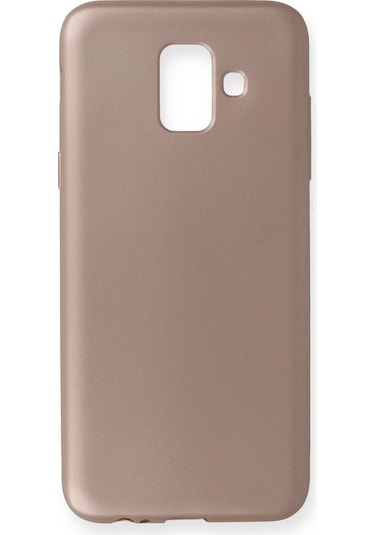 Mey İthalat Samsung Galaxy Uyumlu A6 2018 Kılıf First Silikon - Rose Gold
