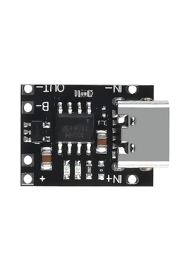 Lumaworld 10 Adet Tp4057 Usb-c Lityum Pil Şarj Kartı Led Göstergeli 3.7v Koruma