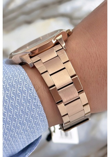 Daniel Klein Erkek Kol Saati Rose Renk Takvimli Çelik Kordon 3 Atm Sddk058 Çok Renkli