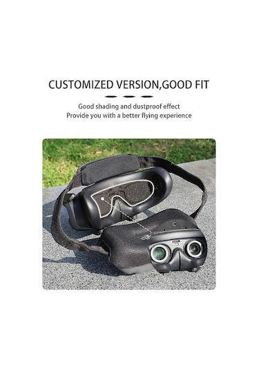 Moly Avata 2 Göz Koruyucu 3 Lens Kapak Forehead Pillow & Destekli, Ergonomik, Kolay Nefes Alım, Lens Koruma