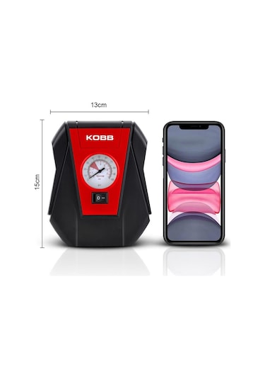 Kobb Kb100 12volt 100 Psı Analog Göstergeli Hava Lastik Şişirme Pompası Fr Kb100
