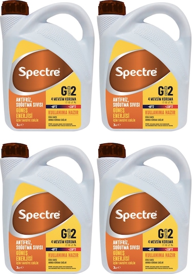 Spectre Güneş Enerjisi Antifrizi 4 Adet