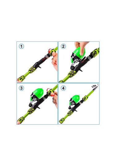 Pazly 1.2m Çocuk Olta Kamışı Ultra Hafif + Olt Seti + Yemler + Tackle Çantası