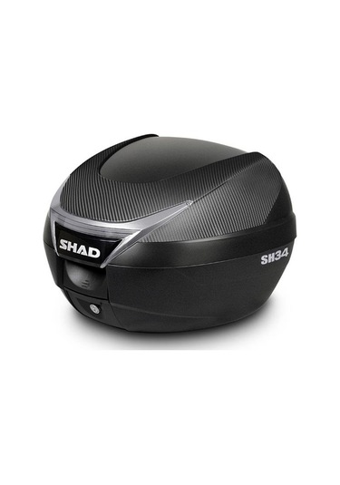 Shad Sh-34 Motosiklet Arka Çanta Siyah Carbon