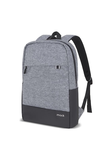 Mack Mce-1104 15.6" Unıcıty Eco Notebook Sırt Çantası Gri Bej - Siyah