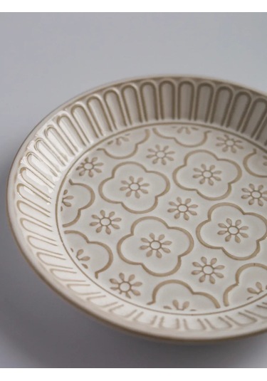 Aberu Shop Çay/kahve Takımı Fincan Ve Tabak Seti 250 Ml. 390818186 Beyaz Kum