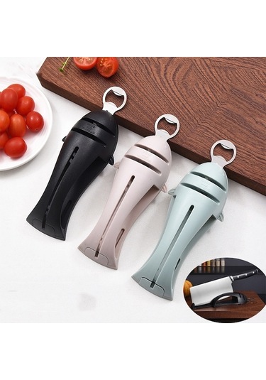 Pazly Çok Fonksiyonlu Balık Şekilli Bıçak Bileyici Takım Pembe - Abs Ve Paslanmaz Çelik - Pratik Ve Dayanıklı