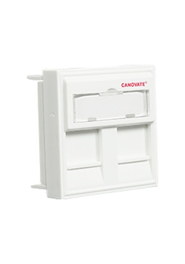 Canovate Duvar Prizi 45X45Mm Fildişi Renkli Faceplate 25 Adet