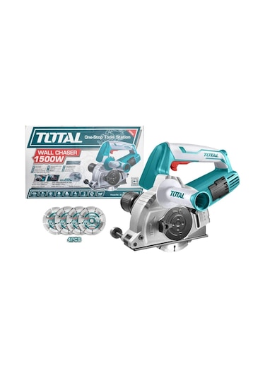 Total TELC1256 Duvar Kesme Makinesi +4 Bıçak