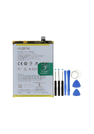 Axya Realme C21 Pil Batarya BLP729 + Tamir Seti
