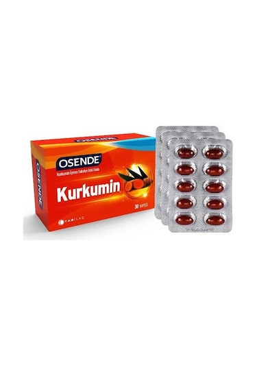 Osende Curcumin 30 Yumuşak Kapsul