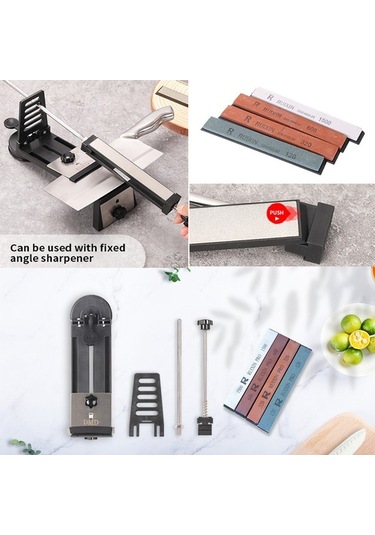 Pazly 4 Parça Çok Amaçlı Bıçak Bileyici Taş Seti - 120-1500 Zımpara Dereceli