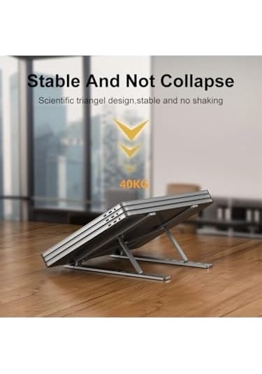 Daytona St-805 10-15.6'' Alüminyum Katlanabilir Laptop Dizüstü Bilgisayar Macbook Uyumlu Standı