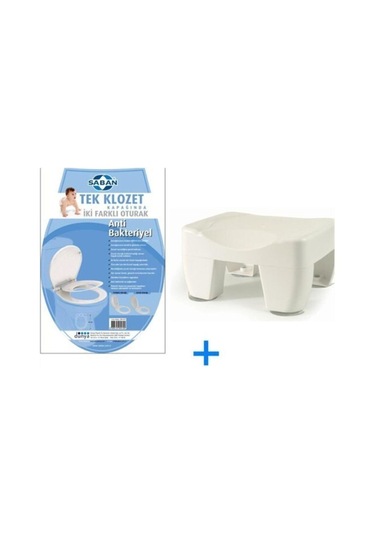 Saban Klozet Kapağı ve Banyo Oturağı 2'li Set
