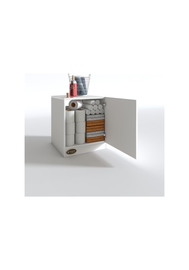 Kenzlife Kapaklı Mutfak Dolabı Melek39 Byz 039x039x39 Banyo Ofis Komodin M