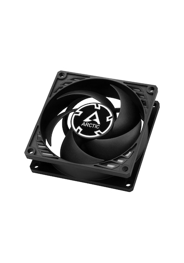 Arctic P8 Pwm Pst 80Mm Siyah Kanat Siyah Çerçeve Kasa Fan